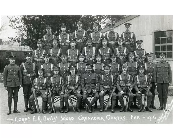 cpl e r davis squad february 1916