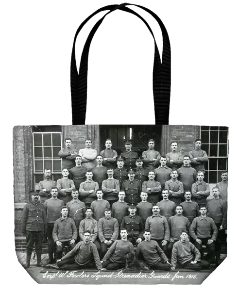 cpl w fowlers squad january 1915 caterham