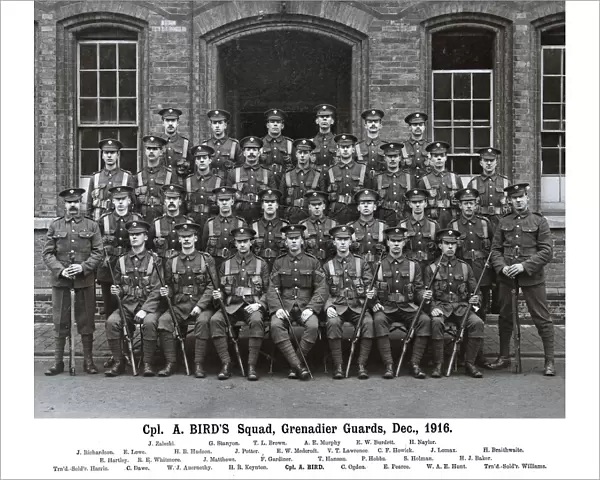 cpl a birds squad december 1916 caterham