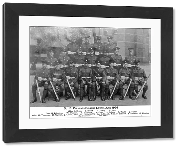 sgt b clements brigade squad june 1926