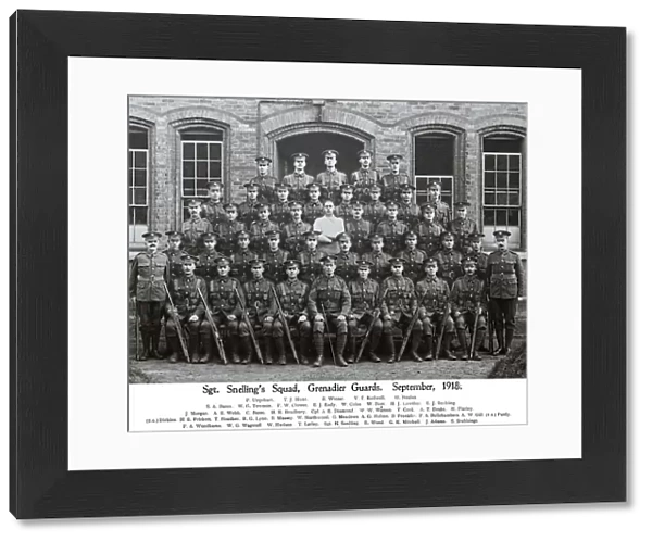 sgt snellings squad september 1918 caterham