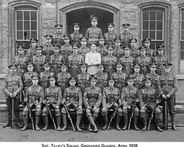 sgt a tilleys squad april 1918 caterham