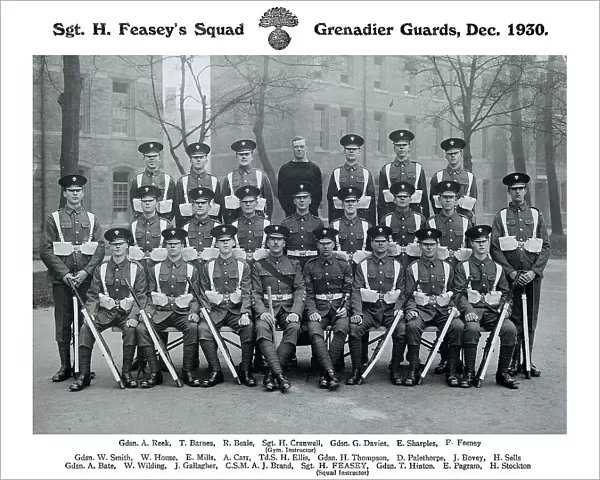 sgt h feaseys squad december 1930