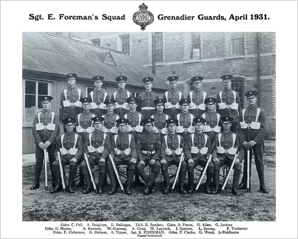 sgt e foremans squad april 1931