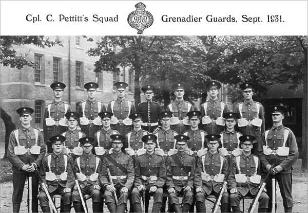 cpl c pettitts squad september 1931 caterham