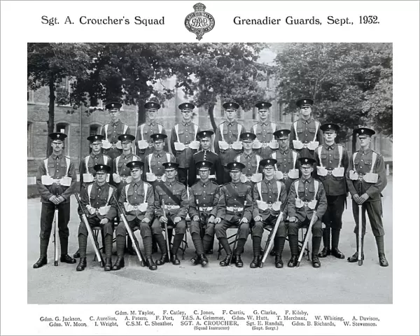 sgt a crouchers squad september 1932