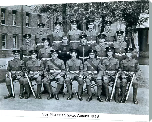 sgt millers squad august 1938