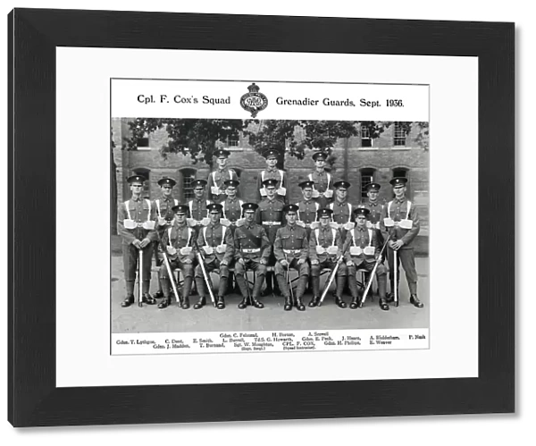 cpl f coxs squad september 1936 felstead