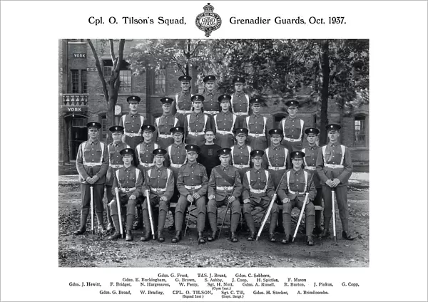 cpl o tilsons squad october 1937 frost