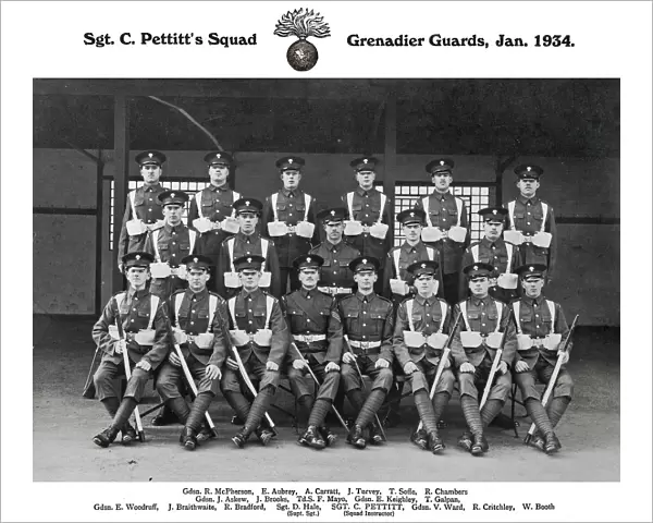 sgt c pettitts squad january 1934 mcpherson