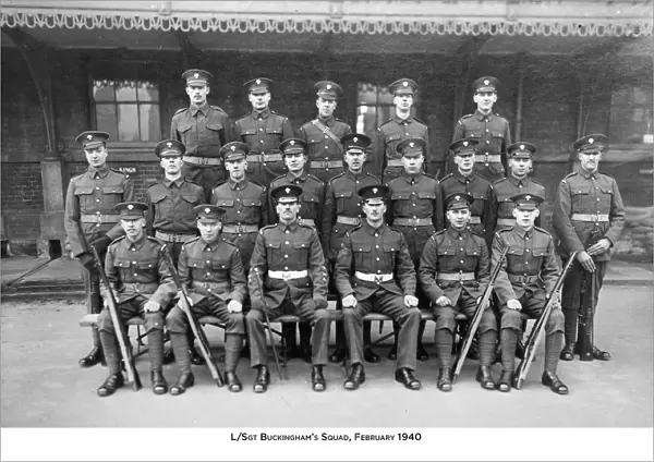 l  /  sgt buckinghams squad february 1940