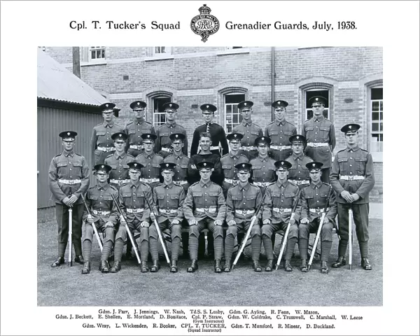 cpl t tuckers squad july 1938 parr jennings
