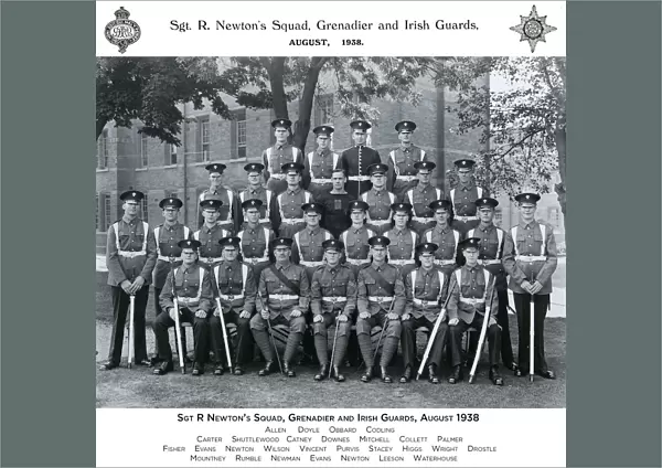 sgt r newtons squad grenadier and irish guards