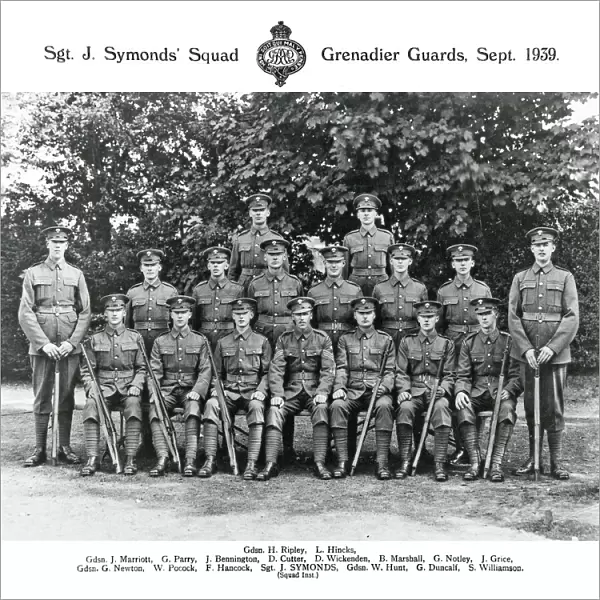 sgt j symonds squad september 1939 ripley