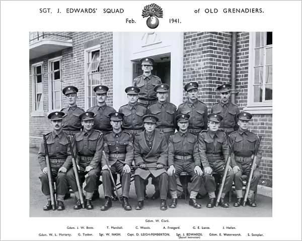 sgt j edwardss squad of old grenadiers