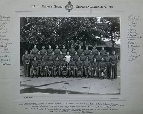 cpl e hattons squad june 1940 rowley