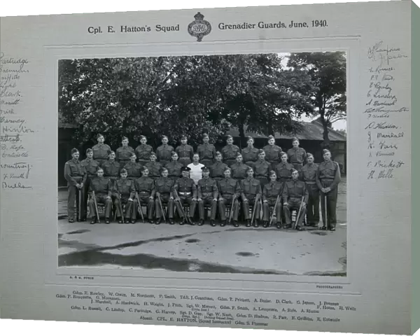 cpl e hattons squad june 1940 rowley