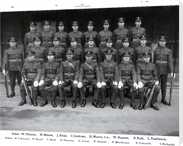 sgt gaskells squad january 1940 pittson