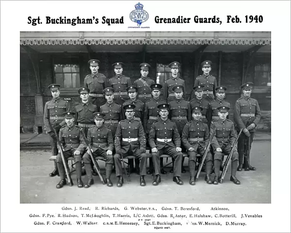 sgt buckinghams squad february 1940 read