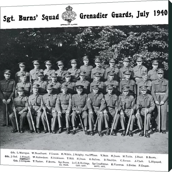sgt burns squad july 1940 manogue broadhurst