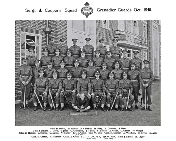 sgt j coopers squad october 1940 davies