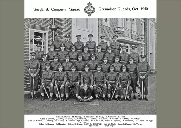 sgt j coopers squad october 1940 davies