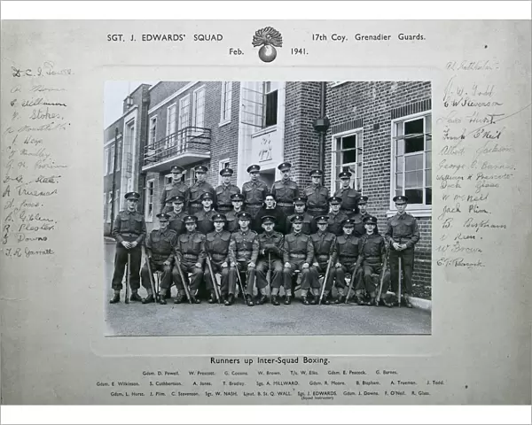 sgt j edwards squad february 1941 powell