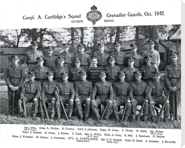 cpl a cartlidges squad october 1942 allan