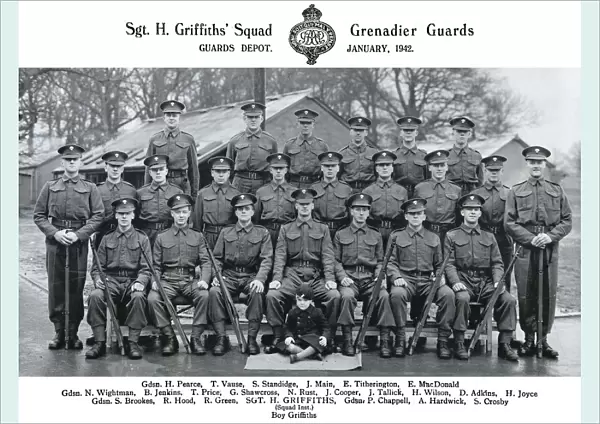 sgt h griffiths squad january 1942 pearce