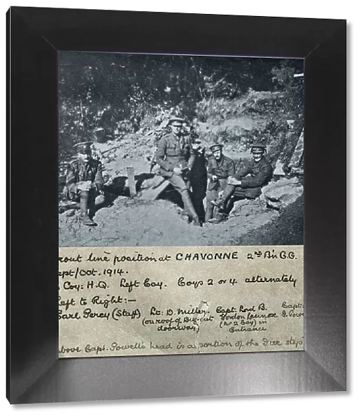front line chavonne september-october 1914 earl percy