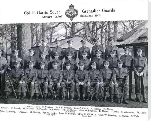 cpl f harriss squad december 1942 lowe