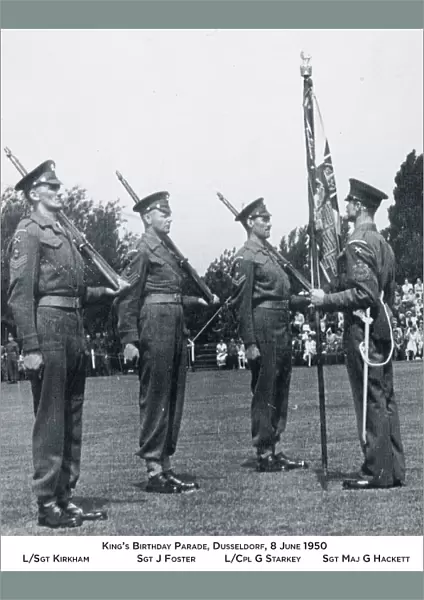 kings birthday parade dusseldorf 8 june 1950