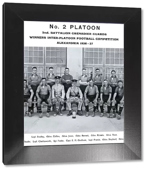 no. 2 platoon 2nd battalion winners inter-platoon football competition