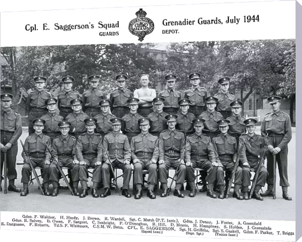 cpl e saggersons squad july 1944 walther