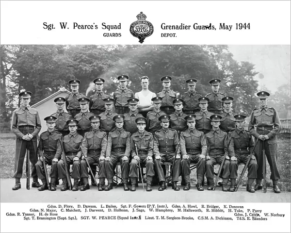 sgt w pearces squad may 1944 florey dawson
