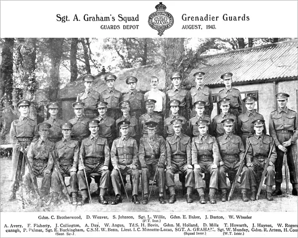 sgt a grahams squad august 1943 brotherwood