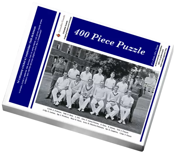 14 company cricket x1 september 1948 dickinson