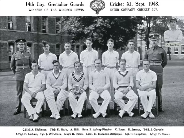 14 company cricket x1 september 1948 dickinson