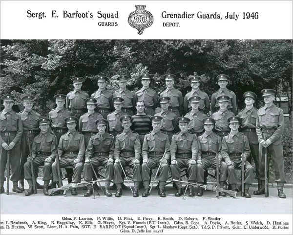sgt barfoots squad july 1946 lawton willis