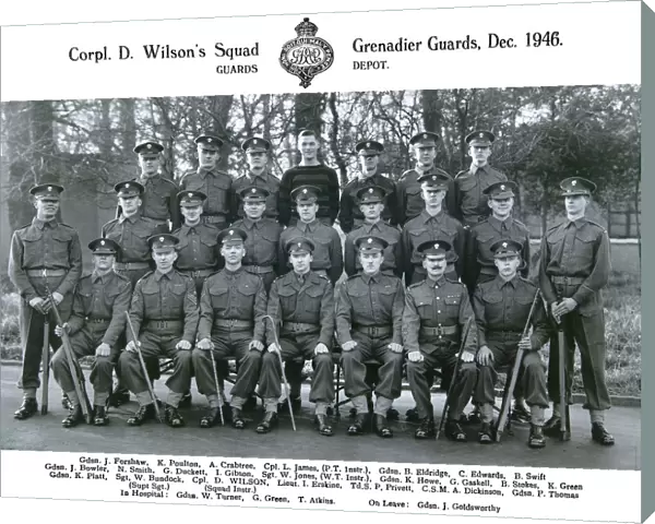 cpl wilsons squad december 1946 forshaw