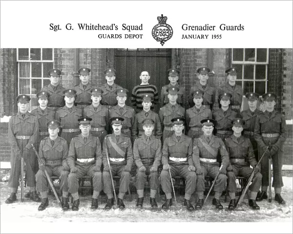 sgt g whiteheads squad january 1955