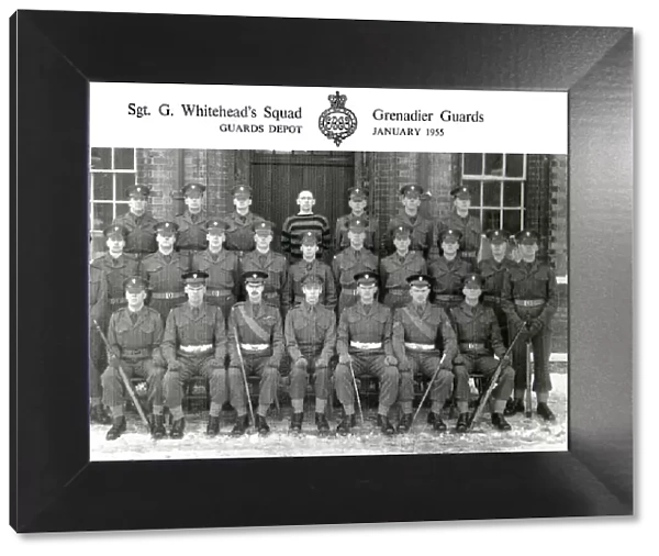 sgt g whiteheads squad january 1955