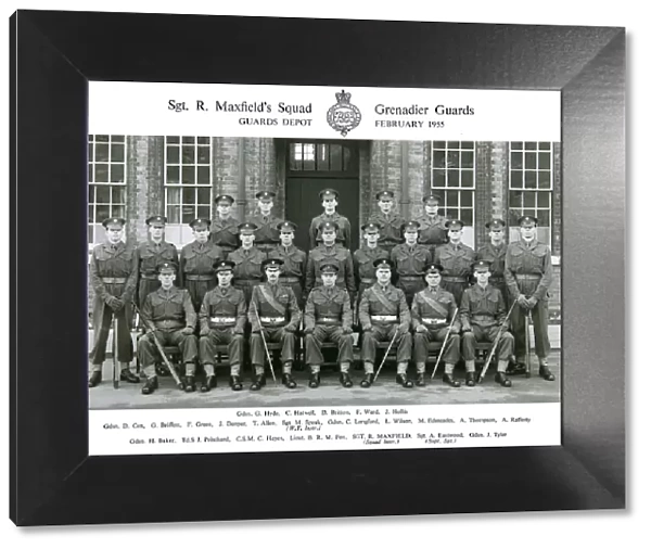 sgt r maxfields squad february 1955 hyde