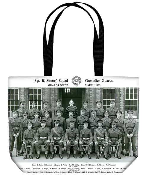 sgt b simms squad march 1955 scott bennett