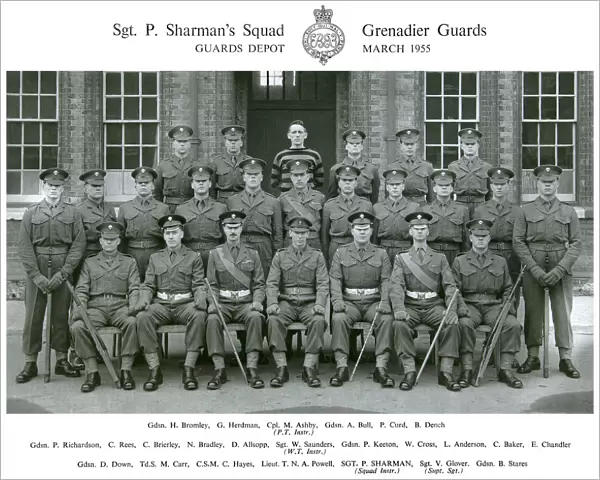 sgt p sharmans squad march 1955 bromley
