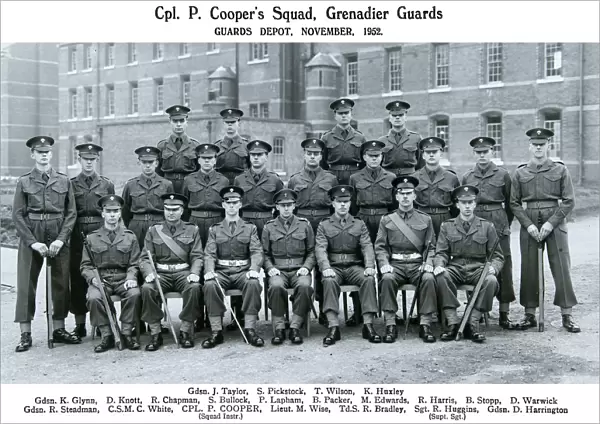 cpl p coopers squad november 1952 taylor