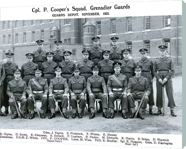 cpl p coopers squad november 1952 taylor