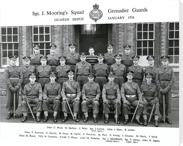 sgt j moorings squad january 1956 ward