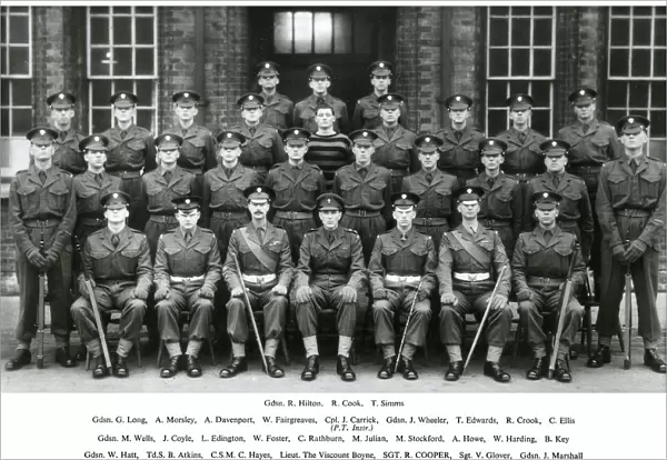 sgt r coopers squad december 1955 hilton