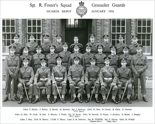 sgt r fosters squad january 1956 hoyles